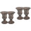 4 Pcs Iron Graveyard Flower Pot Urn Planter Memorial Vase 4