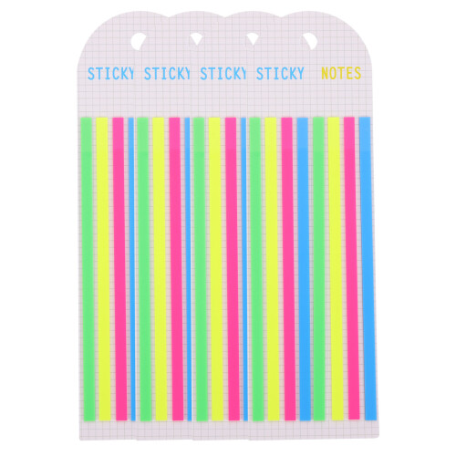 3Pcs 4 Books Long Transparent Highlight Strip Portable Page Markers 2