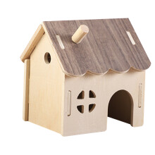 3Pcs Wooden Hamster Hideaway Hut For Mice And Hedgehogs