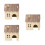 3Pcs Wooden Hamster Hideaway Hut For Mice And Hedgehogs 9