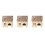 3Pcs Wooden Hamster Hideaway Hut For Mice And Hedgehogs 6