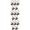 15 Pcs Steel Single Stud Fitting With O Ring 10