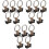 15 Pcs Steel Single Stud Fitting With O Ring 5