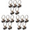 15 Pcs Steel Single Stud Fitting With O Ring 4