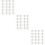 150 Sets Plastic Mirror Holder Mounting Anchor Hanging Kit 4