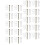 150 Sets Plastic Mirror Holder Mounting Anchor Hanging Kit 11