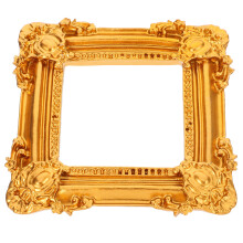 2Pcs European Style Gold Resin Picture Frame Square Wall Decoration
