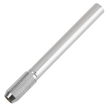 portaminas extensible ajustable para herramienta de escritura plata