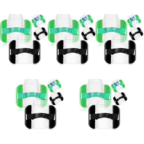 20 Pcs Arm Badge Holders With Adjustable Strap 2