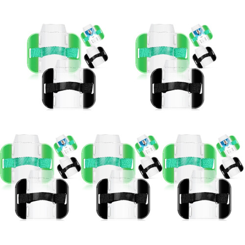 20 Pcs Arm Badge Holders With Adjustable Strap 1
