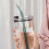 20 Pcs Universal Transparent Glass Straw Covers Dust Protectors 10