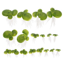 72Pièces Feuilles Canneberges Simulées En PVC Pour Décor Aquatique
