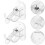 2 Sets Shower Rod Retainer Holder And Curtain Hooks 11