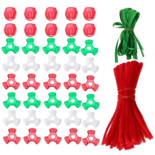 4 Sets Diy Christmas Beaded Decoration Craft Kit 1