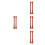4 Pairs Fake Adjustable Spur Straps For Western 6