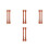 4 Pairs Fake Adjustable Spur Straps For Western 10
