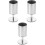 3Pcs Desktop Toothpick Box Reusable Metal Holder Fruit Pick Container 5