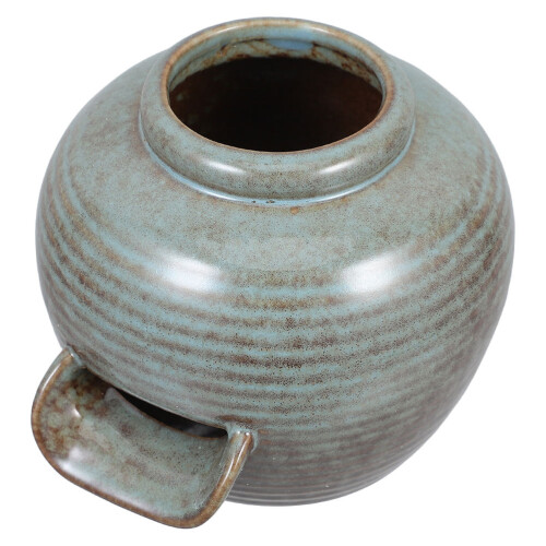2Pcs Outdoor Ceramic Fountain Jar With Circulating Water System 1