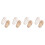 8 Pcs Exfoliating Scrubber Handheld Body Shower Cloth 6