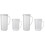 4 Pcs Plastic Measuring Cups With Scale 7