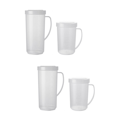4 Pcs Plastic Measuring Cups With Scale 1