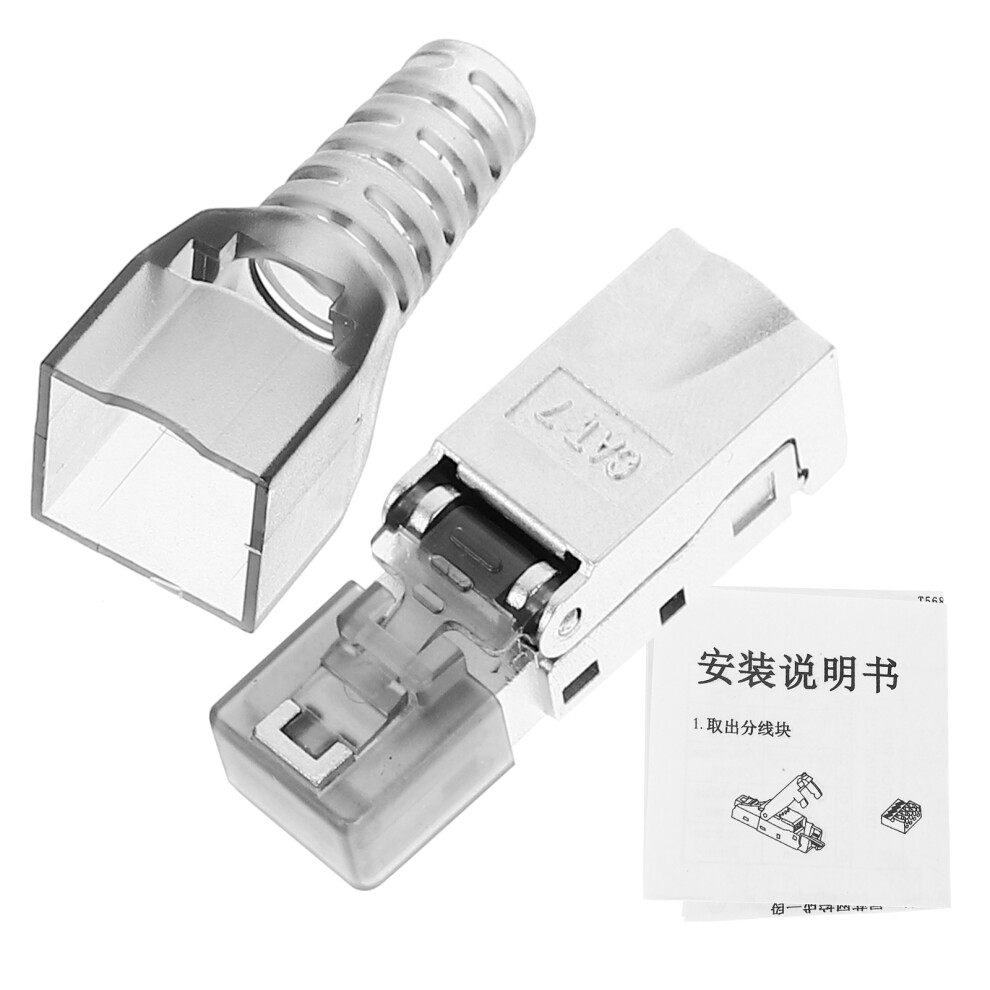 3Pcs Cat 7 Connector Ethernet Cable Modular Plug Crimp 032541577062