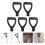 10 Pcs Plastic Handles For Snow Spade 10