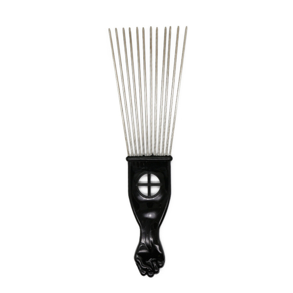 Ohphcall Unisex 3 Pcs Wide Tooth Comb Plastic Handle Hair Detangling Rake Brush