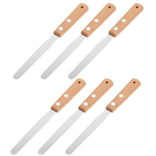 18 Pcs Pottery Carving With Wooden Handle For Clay