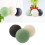 9 Pcs Round Sponges For Face Cleansing In Black Green White 10