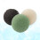 9 Pcs Round Sponges For Face Cleansing In Black Green White 11