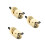 3 Pairs Finger Cymbals For Belly Dancing Percussion Zills 6