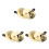 3 Pairs Finger Cymbals For Belly Dancing Percussion Zills 5