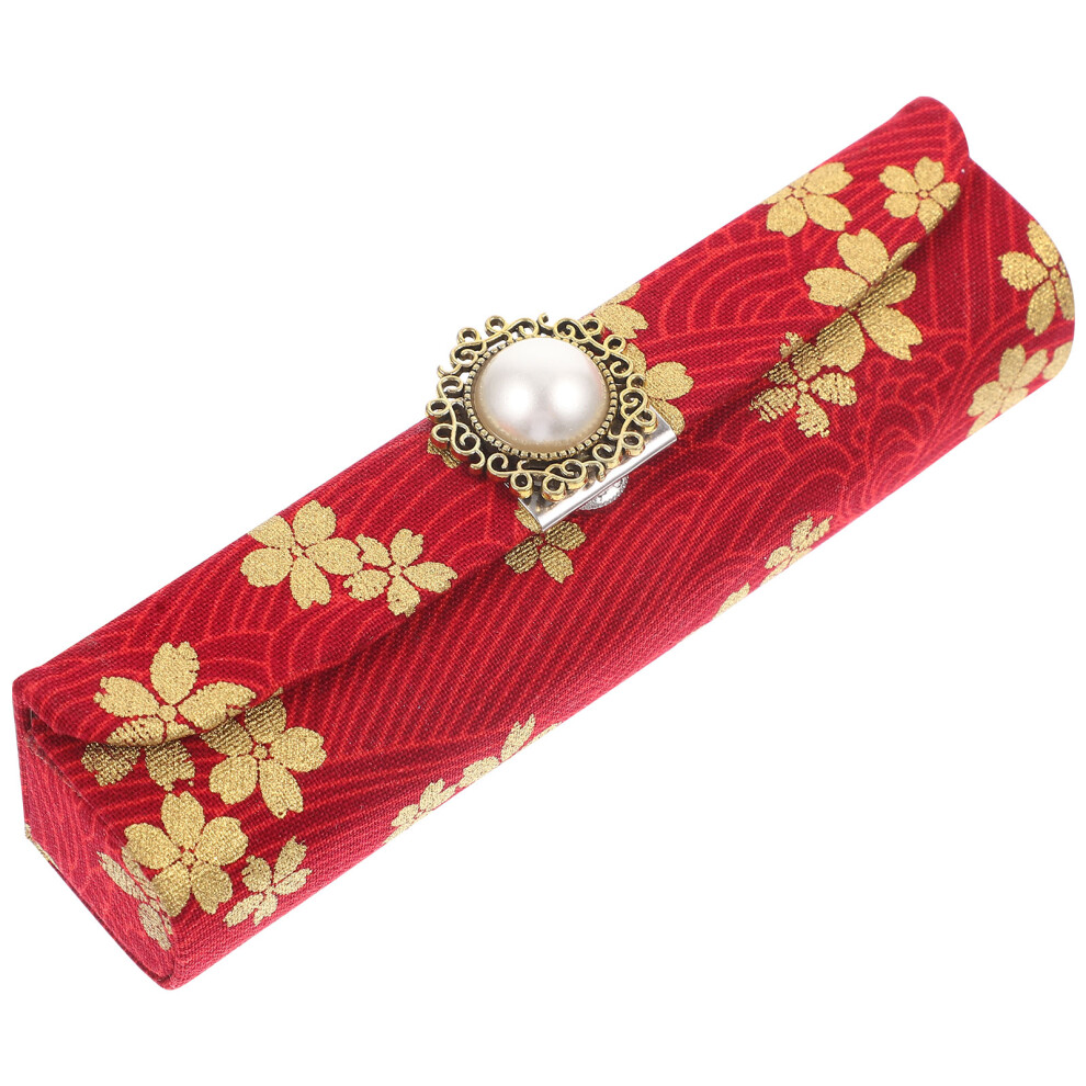 Ohphcall 3Pcs Vintage Lipstick Storage Case With Mirror Portable Box