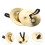 3 Pairs Finger Cymbals For Belly Dancing Percussion Zills 11