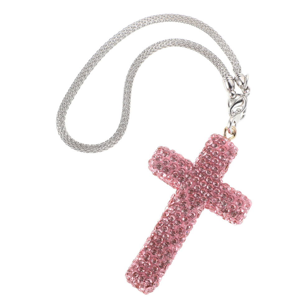 5Pcs Car Charm Pendant Bling Cross Rhinestone Design Universal Fit-image-OPC-PKX6TQH-NEW