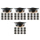 144 Pcs Paper Graduation Hats With Adjustable Elastic Band 5