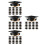 144 Pcs Paper Graduation Hats With Adjustable Elastic Band 9