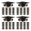 144 Pcs Paper Graduation Hats With Adjustable Elastic Band 6