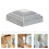 40 Pcs Iron Fence Post Caps 5X5 Sealing Covers 11