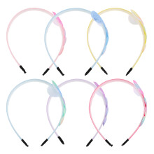 24 Pcs Heart Headband For Girls - Colorful Gradient Hair Accessories