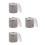 4Pcs Natural Soil Mud Mix For Landscape And Topography Base 10