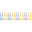 48Pcs Assorted Color Plastic Rulers Cartoon Giraffe Shape for Students 4
