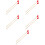 5 Pairs Marimba Mallet Wood Handle Xylophone Stick Percussion Tool 9