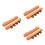 6 Pcs Wall Mount Multi-Slot Wooden Cue Rack For Pool Sticks 5
