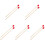 5 Pairs Marimba Mallet Wood Handle Xylophone Stick Percussion Tool 4