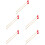 5 Pairs Marimba Mallet Wood Handle Xylophone Stick Percussion Tool 8