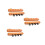 6 Pcs Wall Mount Multi-Slot Wooden Cue Rack For Pool Sticks 10