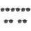 5Pcs Kids Folding Sunglasses For Children Beach Use Decorative 5