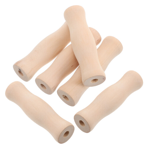 24 Pcs Wooden Pot Handle Replacement Detachable Kabob Skewers Grip 1